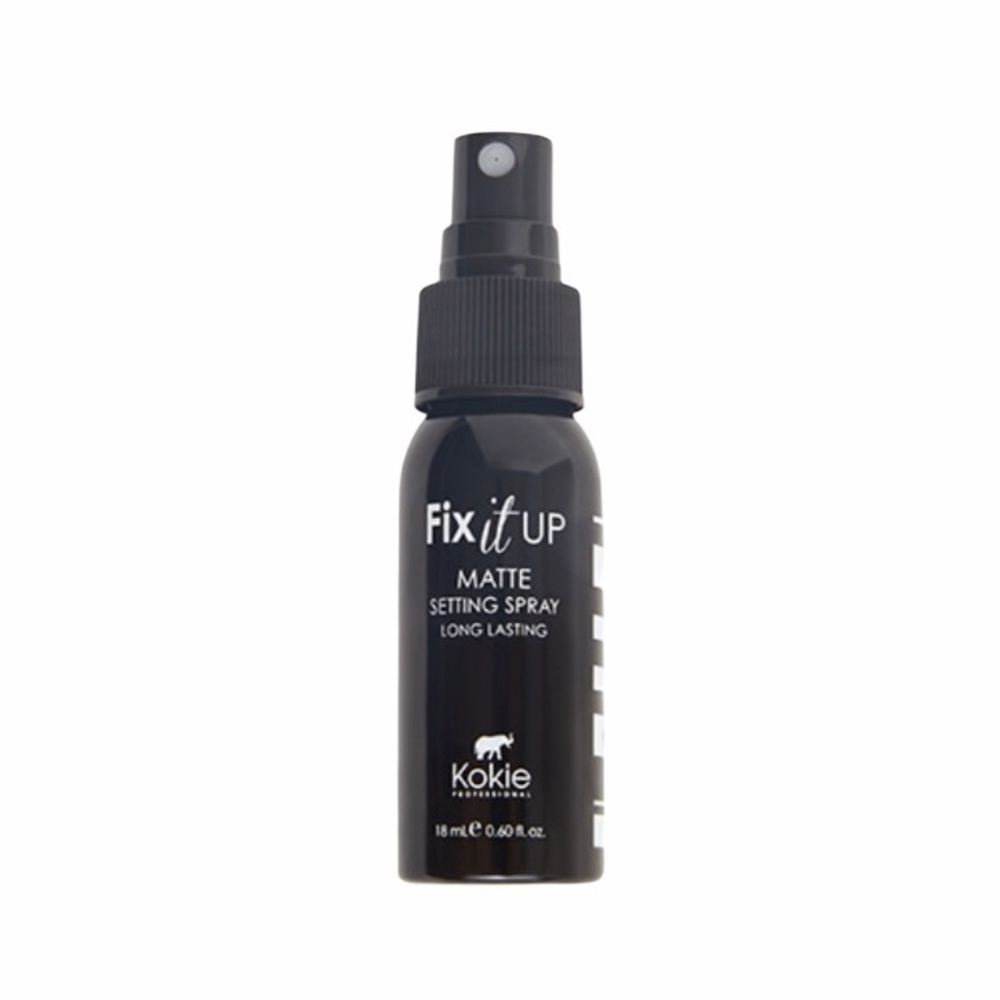 new Kokie ❤︎ Pro Fix it Up Matte Makeup Setting Spray ❤︎ Non-aerosol Purse Spray